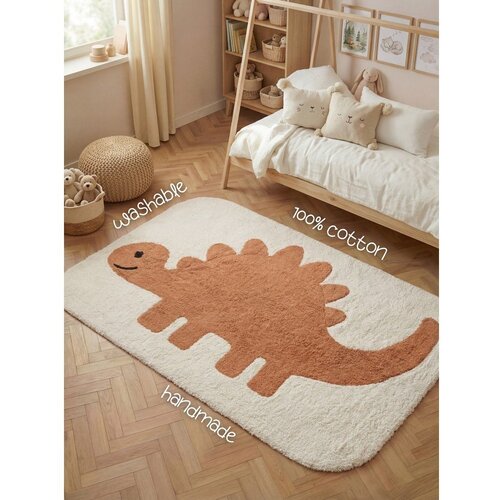 Hanse Home Narančasti/krem periv/ručno rađen pamučan dječji tepih 140x200 cm Snuggle Doro &amp;ndash; Slike