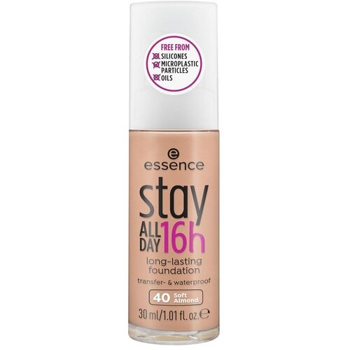Essence Stay All Day 16h puder 30 ml odtenek 40 Soft Almond Cene