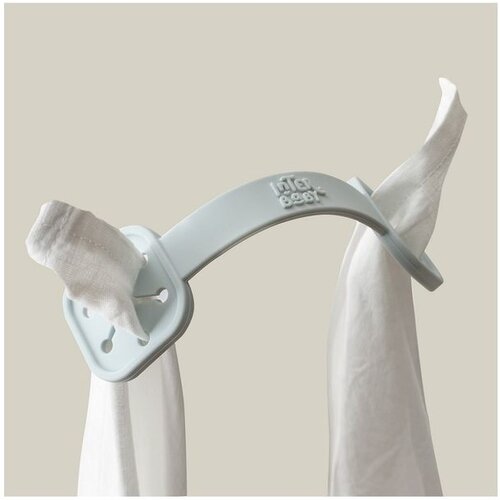 Interbaby silikonski držača tetra pelena Blue Grey (2 kom) Cene