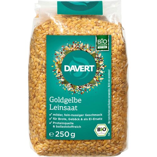 Davert Bio zlatnožute lanene sjemenke - 250 g Cijene