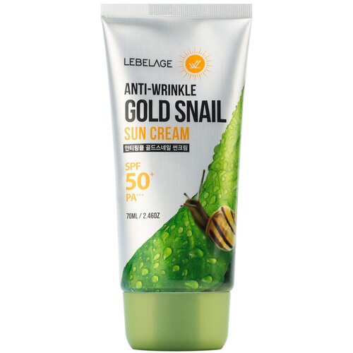 LEBELAGE anti-wrinkle gold snail sun cream SPF50+PA++++ 70ml Slike