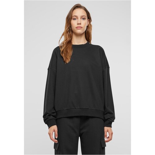 Urban Classics Women&amp;#039;s Light Terry Sweatshirt - Black Slike