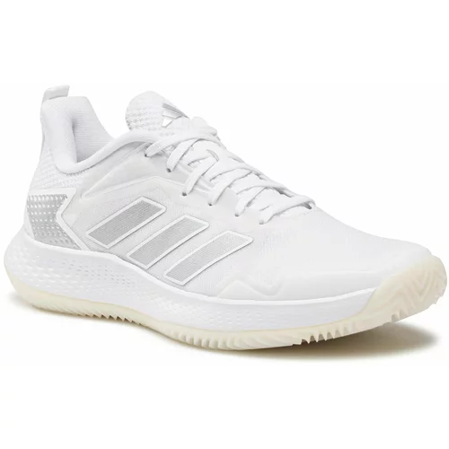 Adidas Sportske cipele 'Defiant Speed Clay ' srebro / bijela