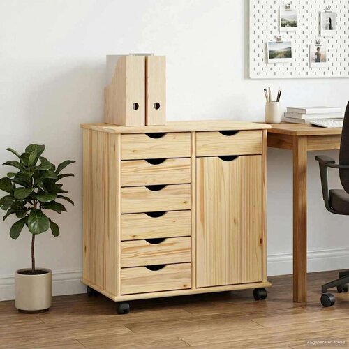  Gležnji kabinet Rjava 63,5 x 39 x 65,5 cm Masivno borovo les, (5000232365) Cene