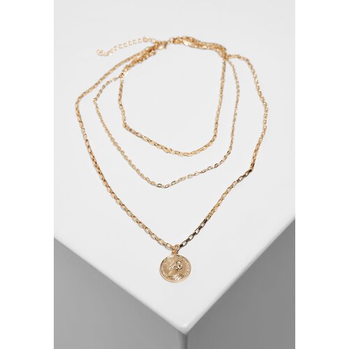 Urban Classics Accessoires Layering Amulet Necklace Gold Slike