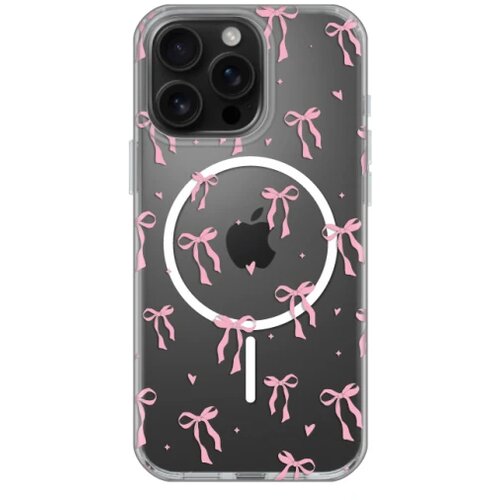  Torbica Print Magsafe za iPhone 16 Pro Max 6.9 Cute Bows Cene