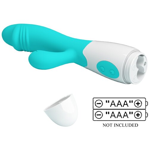 Pretty Love Vibrator Rabbit Pretty Love Snappy Aqua Green Slike