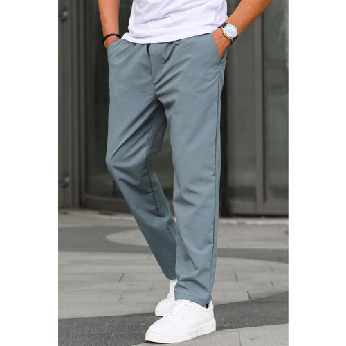 Madmext Pants - Gray - Straight Cene