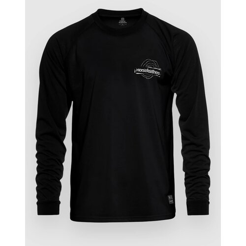 Horsefeathers Shank Majica z dolgimi rokavi black Cene