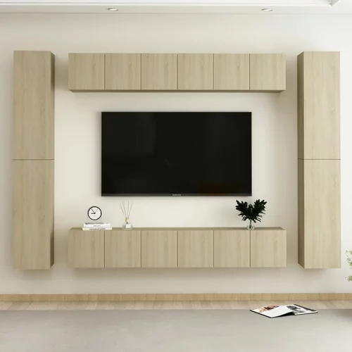 TV Komplet TV omaric 10-delni sonoma hrast iverna plošča