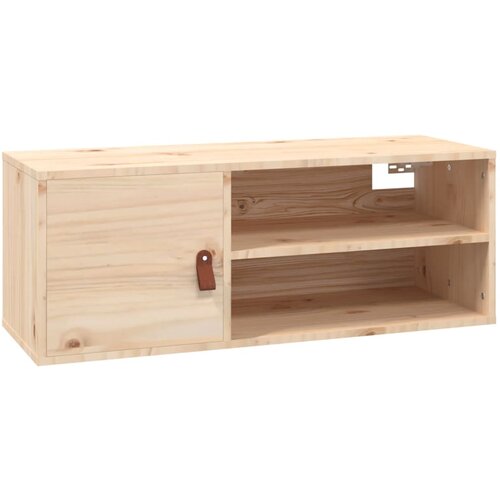 Maison Chic Stenska omarica - Zidna omarica 80x30x30 cm trdna borovina iu1096, (22063106) Slike