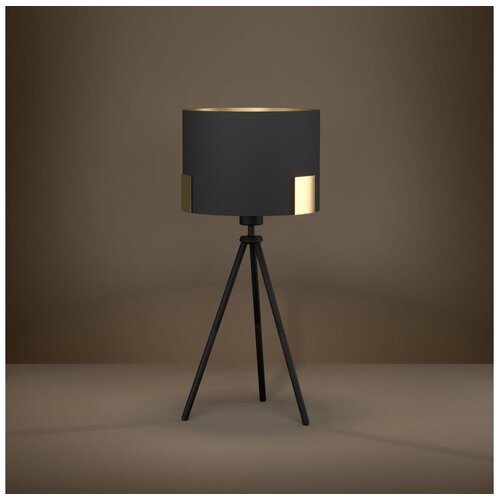 Eglo 39965 - Stona lampa TORTOLA 1xE27/40W/230V crna/zlatna Cene