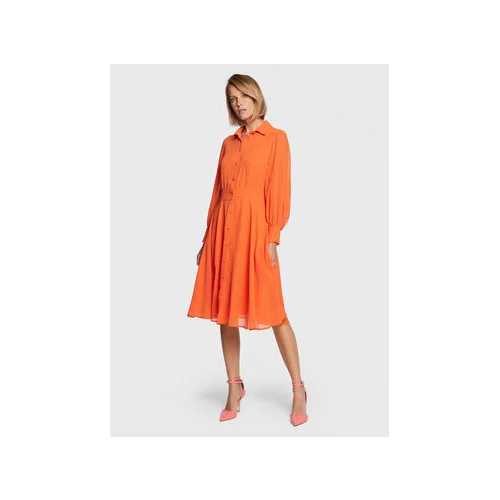 Fracomina Srajčna obleka FS23SD2003W41201 Oranžna Regular Fit