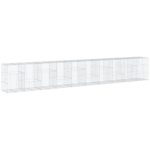  Gabionska ko&amp;scaron;ara s poklopcem 1000x100x150 cm pocinčano željezo Slike