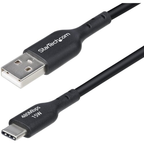 StarTech.com USB2AC15CMBK USB kabel USB 2.0 0,15 m USB A USB C 0,48 Gbit/s 15 W Crno Cene