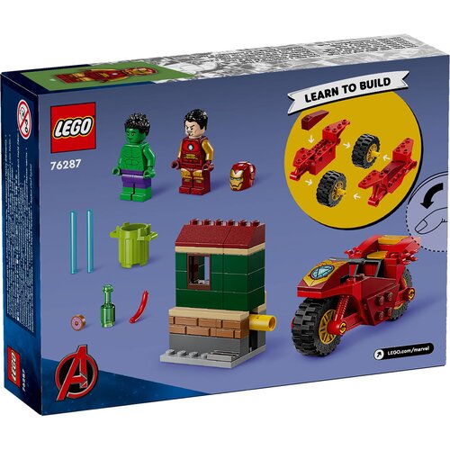 Lego MARVEL 76287 Iron Man with Bike and The Hulk Cijene