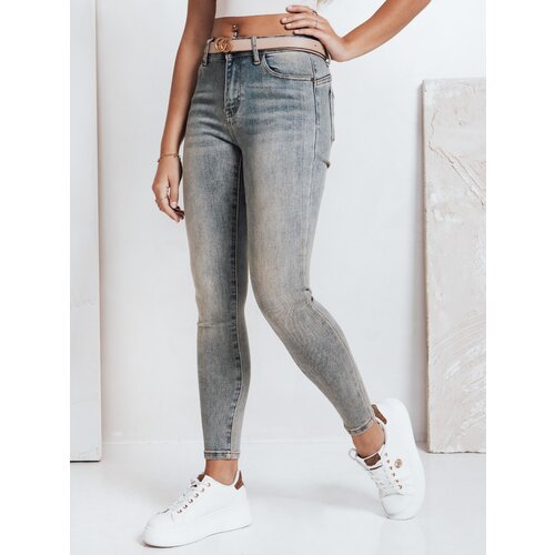 DStreet Jeansy damskie skinny push up niebieskie Cene