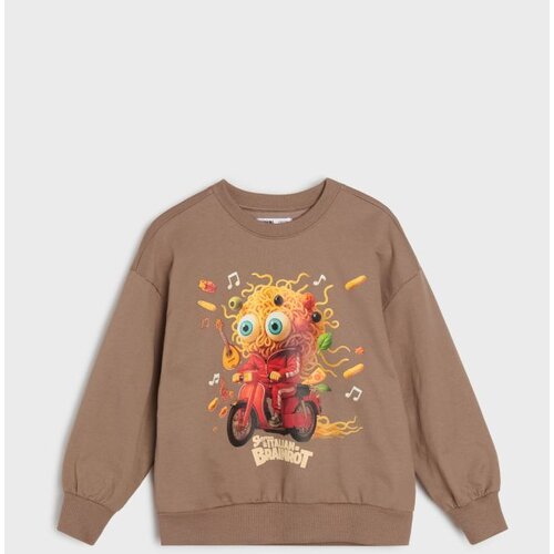 Sinsay Bluza s okruglim izrezom s printom Italian Brainrot Skifidol Cijene
