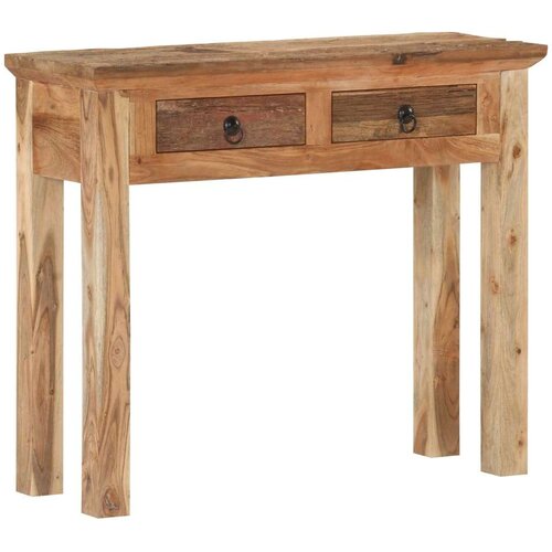 VidaXL Konzolni stol 90,5x30x75 cm masivno bagremovo i obnovljeno drvo Slike