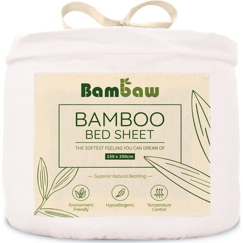 Bambaw rjuha iz bambusa 150 x 200 cm - white Cene