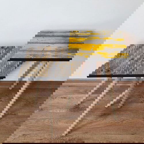 Hanah home 2Shp478 - brown browngreyyellow nesting table (2 pieces) Cene