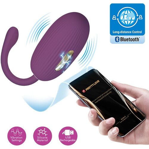 Pretty Love Doreen Vibrating Egg Global Remote Control Series Purple Slike