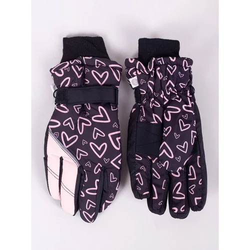 Yoclub Kids's Children's Winter Ski Gloves REN-0245G-A150