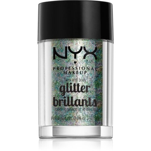 NYX Professional Makeup Glitter Goals bleščice za obraz in telo odtenek 06 Crystal 2.5 g Cene