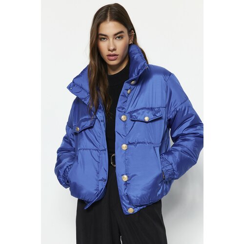 Trendyol Winter Jacket - Blau - Puffer Slike