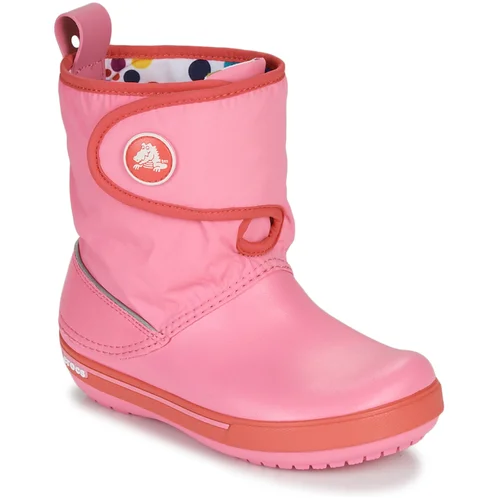 Crocs Škornji za sneg CROCBAND ll.5 GUST BOOT KIDS PLEM PPY Rožnata