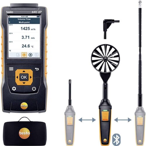 testo Anemometer 440 set 2 delta P 0563 4410 kalibrirano prema tvorničkom standardu (sa certifikatom) Cijene