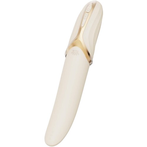 Zalo Eve - punjivi, grijaći rotirajući vibrator (bijeli) Slike