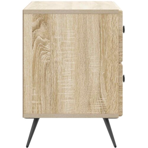  Noćni ormar Hrast sonoma 62 x 34,5 x 47,5 cm Konstruirano drvo Slike