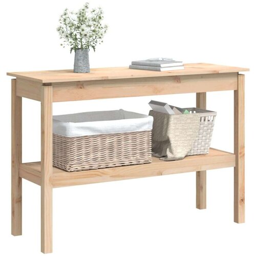  Konzolni stol 110 x 40 x 75 cm od masivne borovine Slike