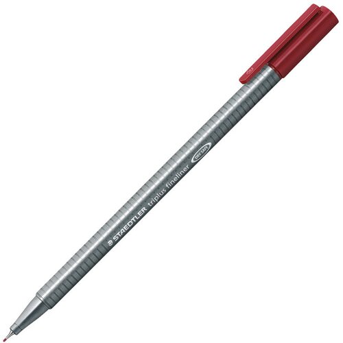 Flomaster FINELINER 0,3MM TRIPLUS STAEDTLER 334-29 TAMNO CRVENI Cene