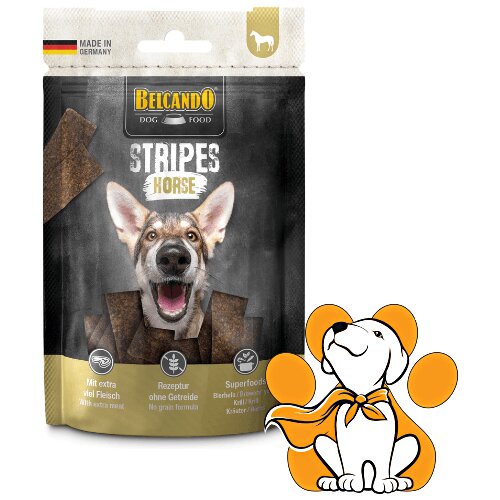 Belcando Snacks Stripes Horse 70g, Poslastice Za Pse Sa Konjskim Mesom Cene