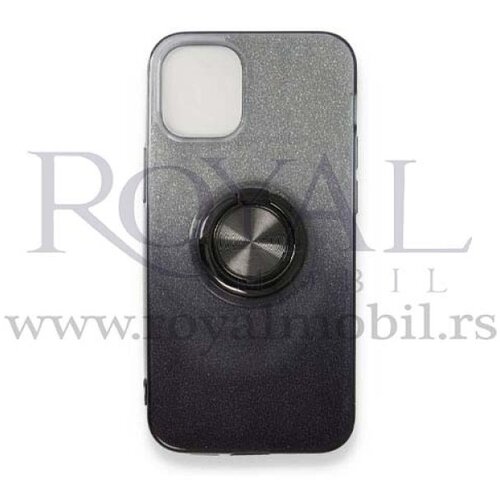  silikonska futrola ombre shine ring za samsung G988 galaxy S11 plus / S20 ultra crna Slike