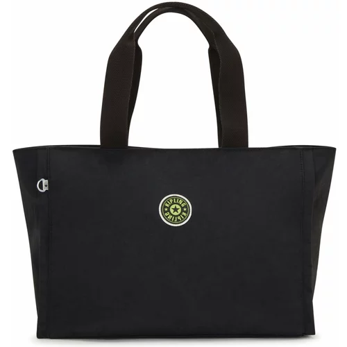Kipling Nakupovalna torba 'Nalo' zelena / črna / bela
