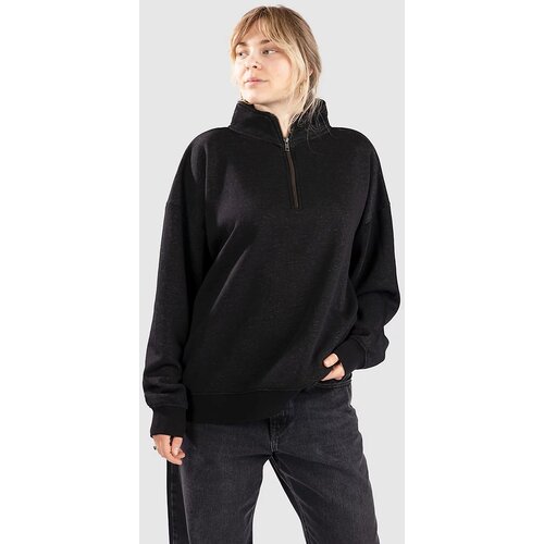 Blue Tomato Washed Out Boyfriend 1/4 Half-Zip Sweater washed black Cijene
