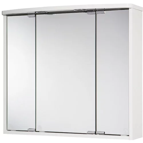 JOKEY omarica z ogledalom lumo (67,5 x 60 x 14 cm, bela, sijaj, led)