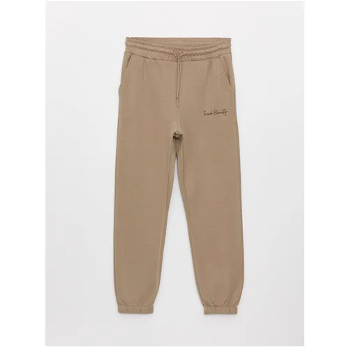 LC Waikiki Women's Straight Jogger Sweatpants with Elastic Waist.