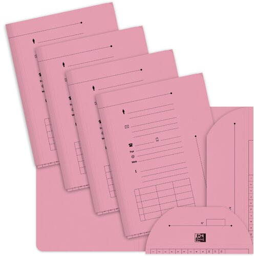 Oxford aktovka PASTEL, barva: roza, 240 gsm, (21651120) Slike
