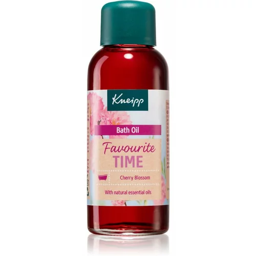 Kneipp favourite time cherry blossom uljna kupka s mirisom cvjetova trešnje 100 ml