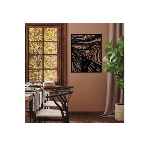 Wallity zidna dekoracija Grido, 45x56cm, Crna Slike