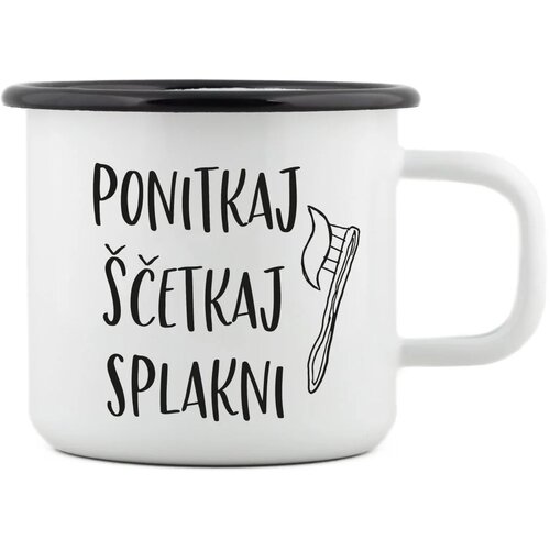 Cuckoo Cups EMAJLIRAN LONČEK &amp;lsquo;ZOBNA &amp;Scaron;ČETKA&amp;rsquo; Slike