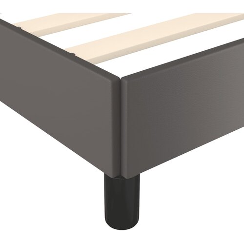  Okvir za krevet sivi 80 x 200 cm od umjetne kože Slike