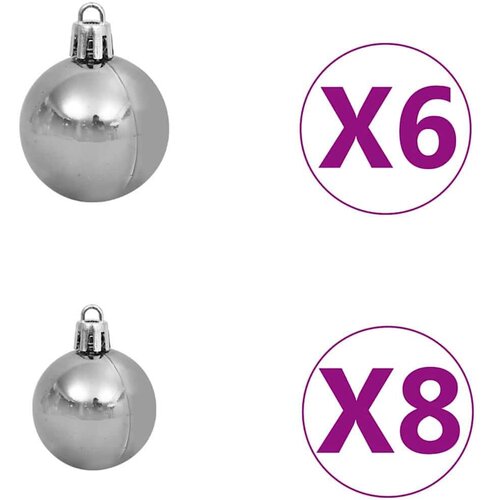 vidaXL Umjetno božićno drvce Zelena 30 x 30 x 120 cm PET Cijene