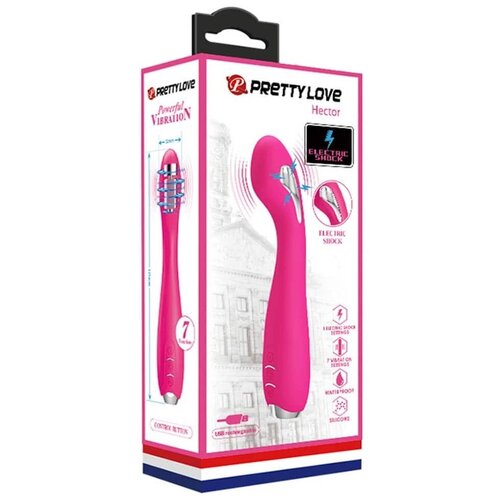  Vibrator sa elektro stimulacijom | Hector Pink Cene