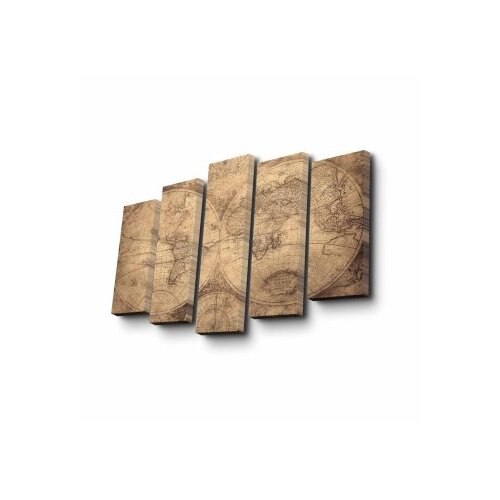 Wallity dekorativna slika 5PUC-039, 82x50cm, 5 delova Slike