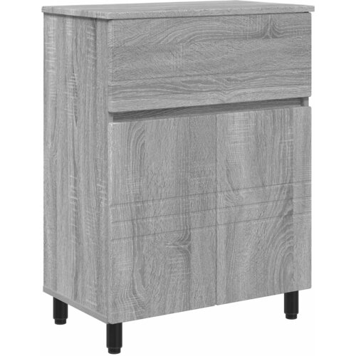vidaXL Kopalniška enota Siva Sonoma 60 x 35 x 80 cm Inženirski les, (5000245886) Cene
